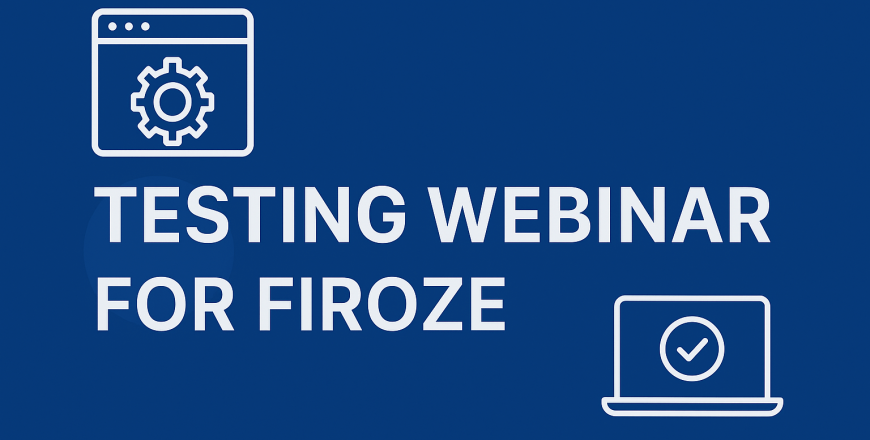 Testing-webnar